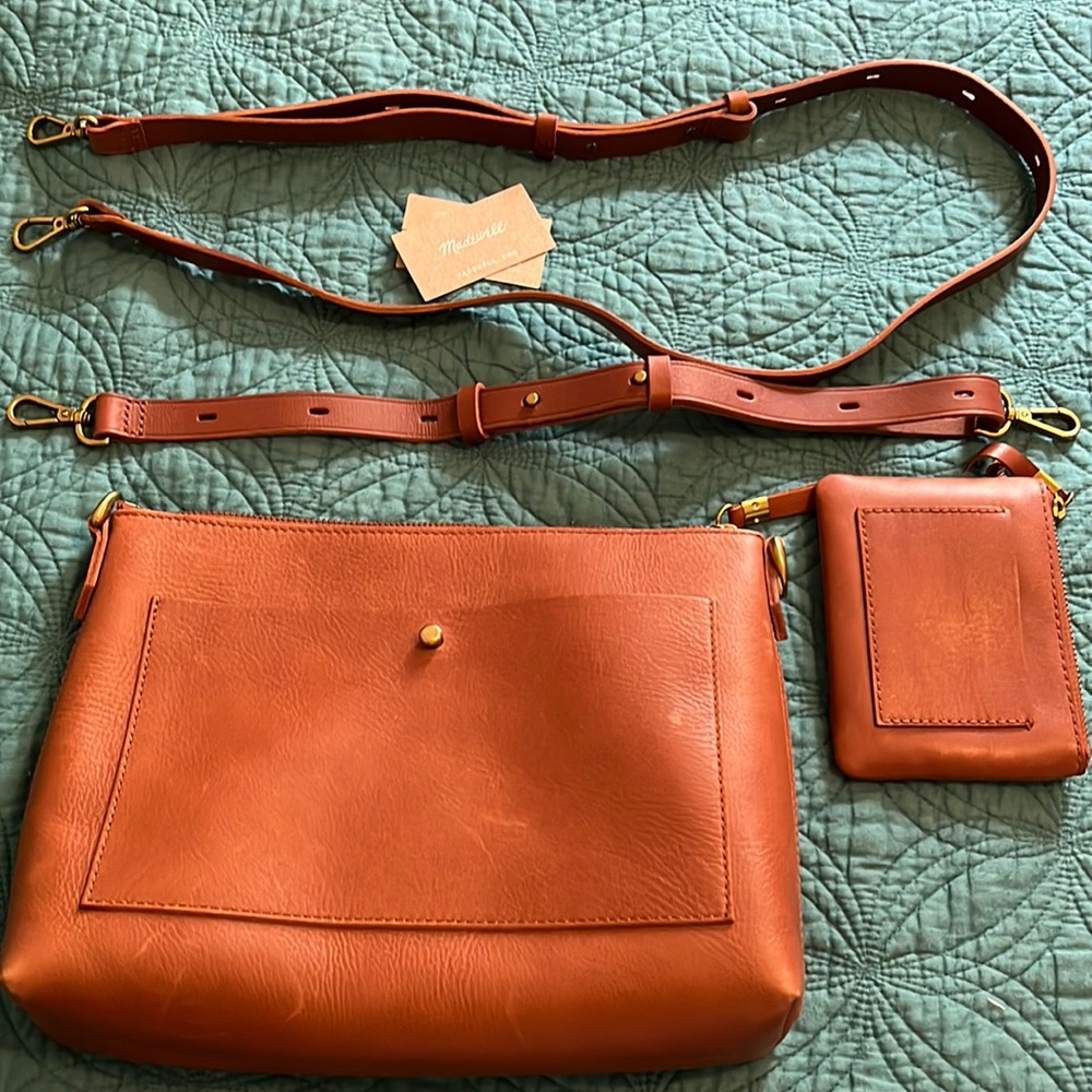 Madewell Transport Shoulder bag in Congac